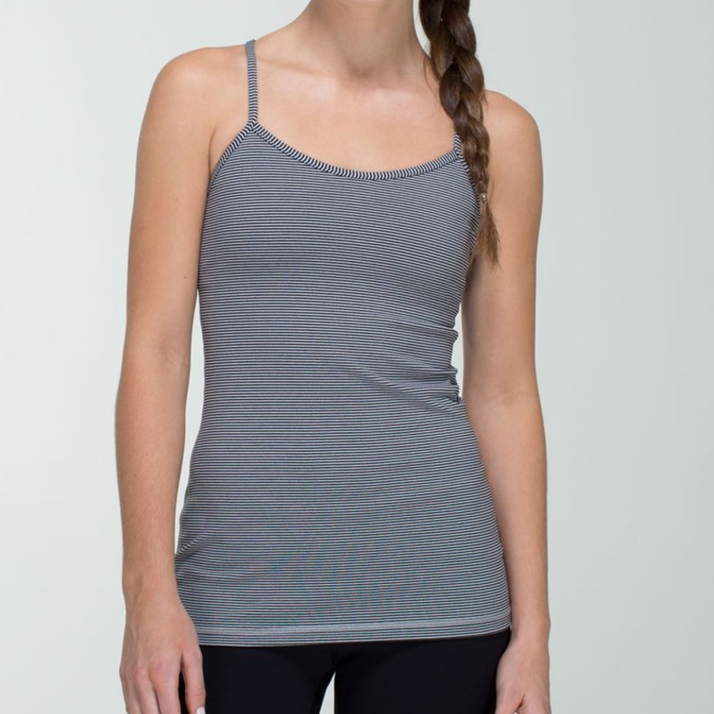 Lululemon Power Y Striped Tank